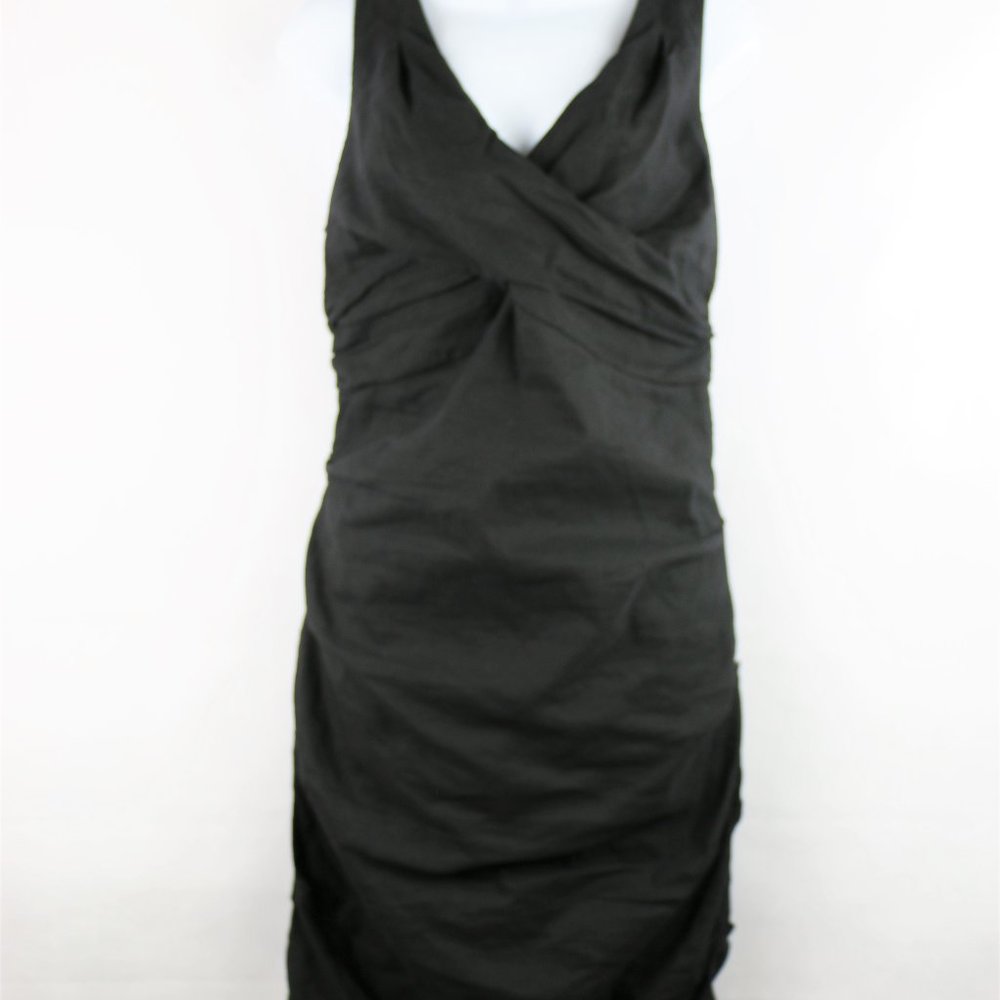 Eileen Fisher Stretch Rouched Mini Dress Bodycon